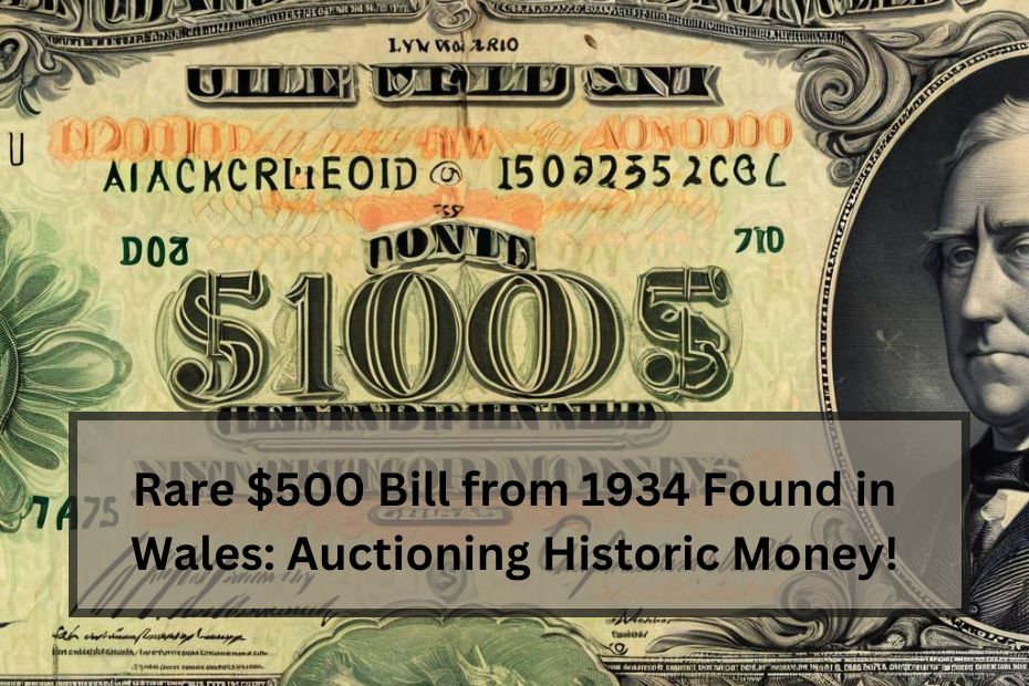 Rare $500 Bill from 1934 Found in Wales: Auctioning Historic Money!